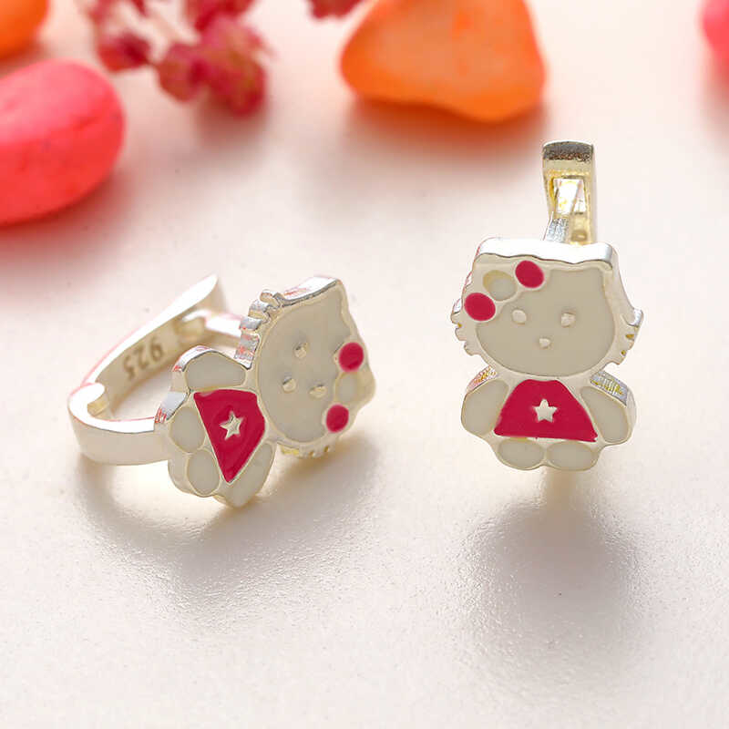 Stillove Gümüş Kedi Çocuk Küpesi Sl6134 Stillove Gümüş Kedi Çocuk Küpesi Sl6134