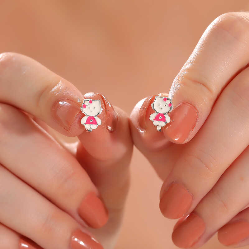 Stillove Gümüş Kedi Çocuk Küpesi Sl6134 Stillove Gümüş Kedi Çocuk Küpesi Sl6134