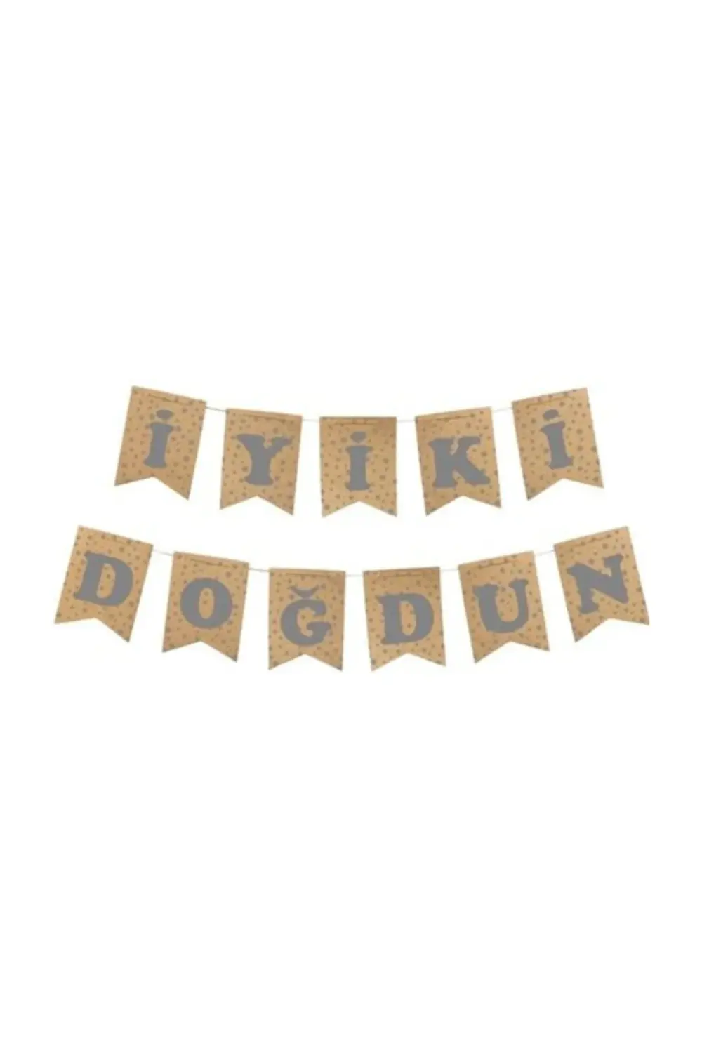 Gümüş Kraft Iyiki Doğdun Flama