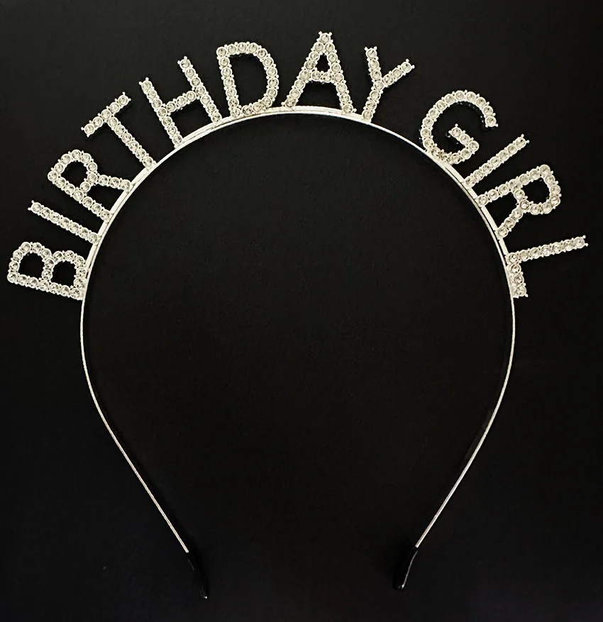 Gümüş Kristal Taşlı Birthday Girl Doğum Günü Tacı İthal Ürün 17x16 cm Fiyatı, Yorumları ve Özellikleri