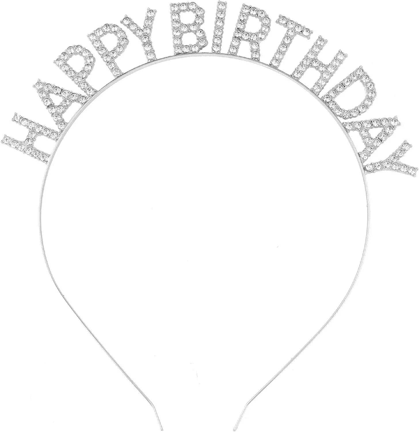 Gümüş Kristal Taşlı Happy Birthday Doğum Günü Tacı İthal Ürün A Kalite 17x16 cm Fiyatı, Yorumları ve Özellikleri