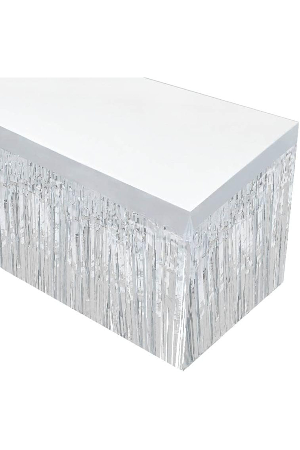 Ok Aksesuar Gümüş Metalize Masa Eteği 275X75 Cm – Kendinden Yapışkanlı (5060) Ok Aksesuar Gümüş Metalize Masa Eteği 275X75 Cm – Kendinden Yapışkanlı (5060)