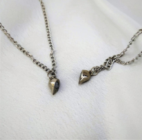 Tükkan Accessories Gümüş Miknatisli Kalp Sevgili Çift Kolye-Kol120 Tükkan Accessories Gümüş Miknatisli Kalp Sevgili Çift Kolye-Kol120