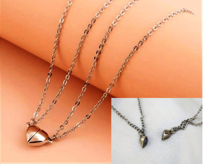 Tükkan Accessories Gümüş Miknatisli Kalp Sevgili Çift Kolye-Kol120 Tükkan Accessories Gümüş Miknatisli Kalp Sevgili Çift Kolye-Kol120