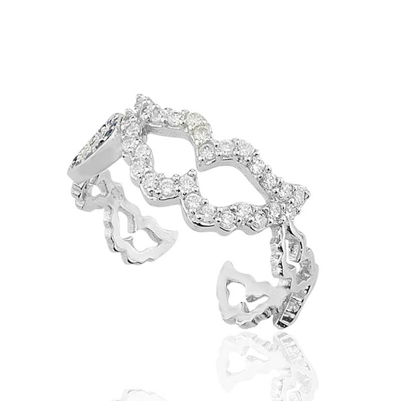 Stillove Gümüş Nazarlı Melek Kanadı Bayan Yüzük