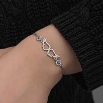 Stillove Gümüş Nazarlı Melek Kanadı Kadın Bileklik