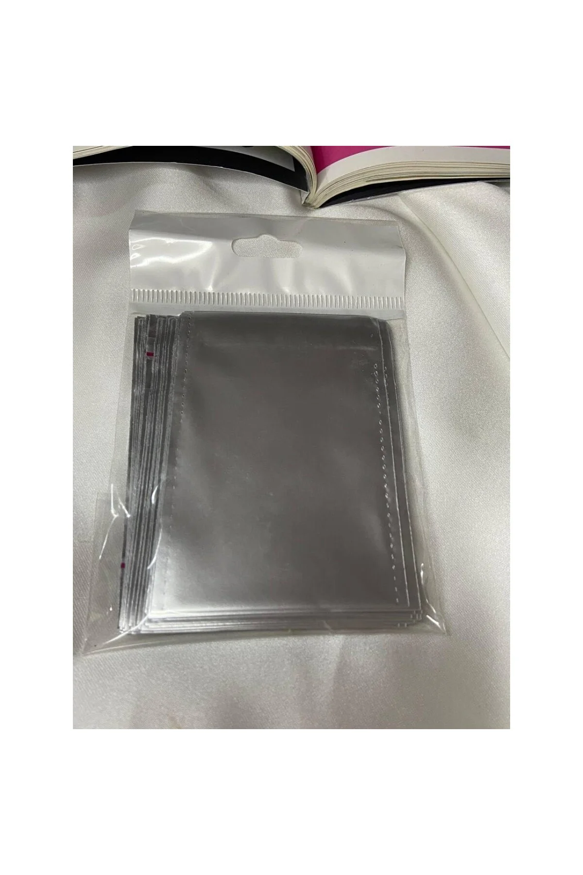 Gümüş Parlak Lüx Hediye Paketi Kendinden Yapışkanlı Gift Pack Çok