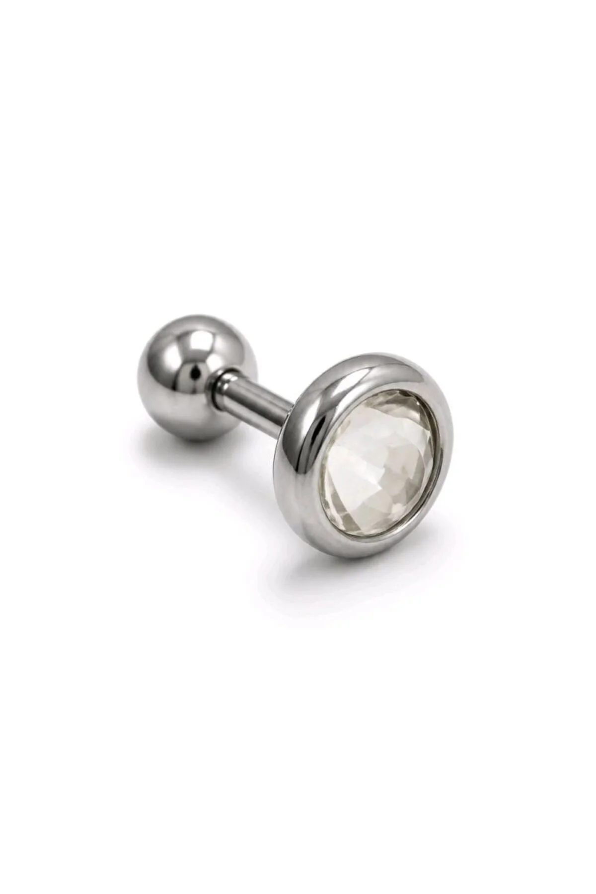 Gümüş Renk Unısex Kulak Piercıng