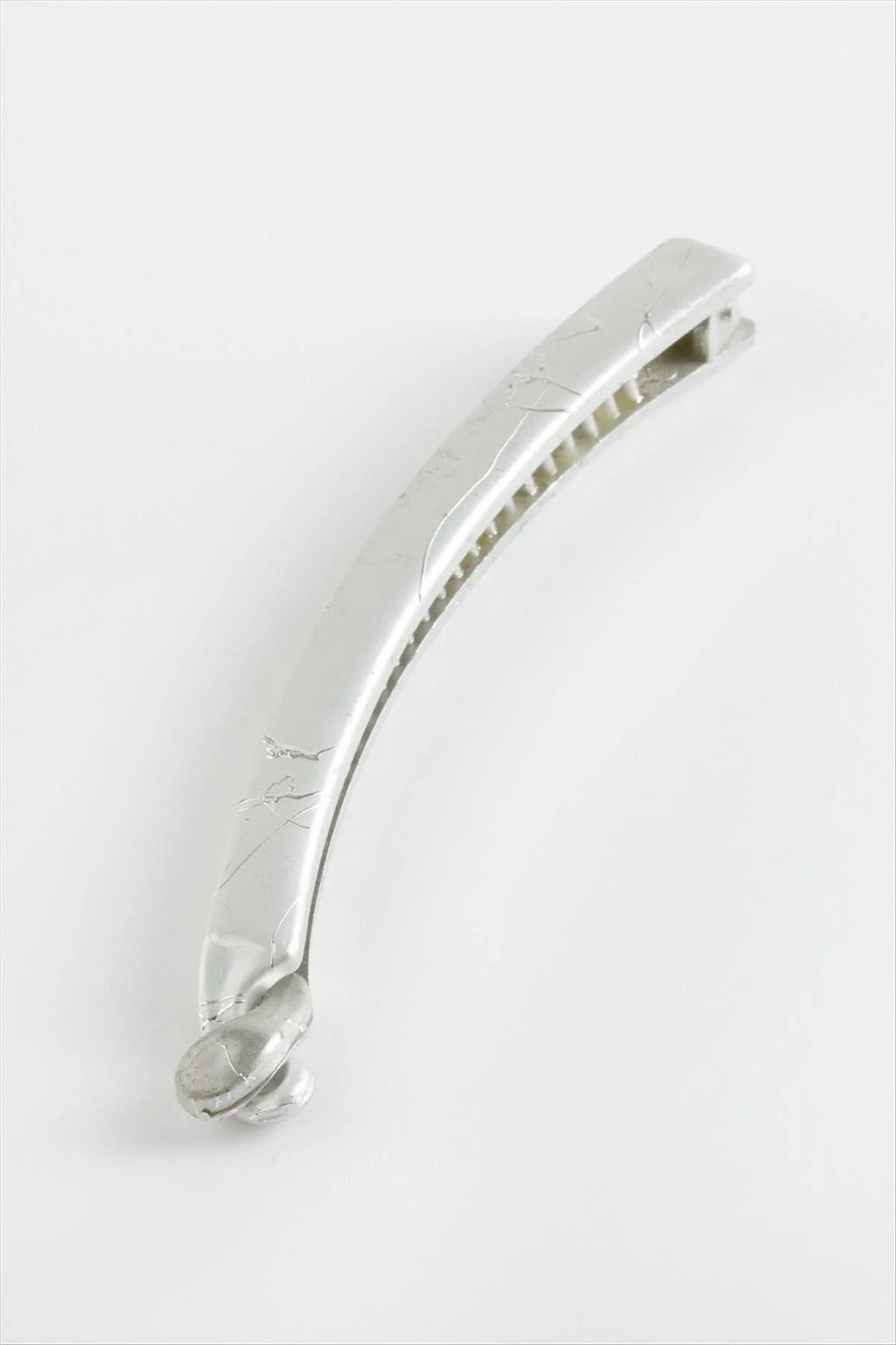Gümüş Renkli Muz Toka 11 cm