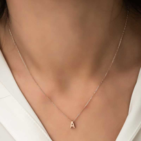 Stillove Gümüş Rose 3 Boyutlu A Harf Bayan Kolye Sl4242 Stillove Gümüş Rose 3 Boyutlu A Harf Bayan Kolye Sl4242
