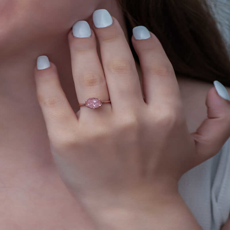 Stillove Gümüş Rose Pembe Lotus Çiçeği Yüzük Sl3549 Stillove Gümüş Rose Pembe Lotus Çiçeği Yüzük Sl3549