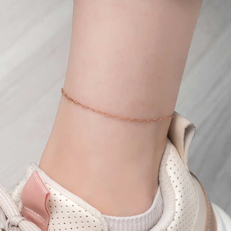 Stillove Gümüş Rose Zincir Desenli Halhal Sl6084