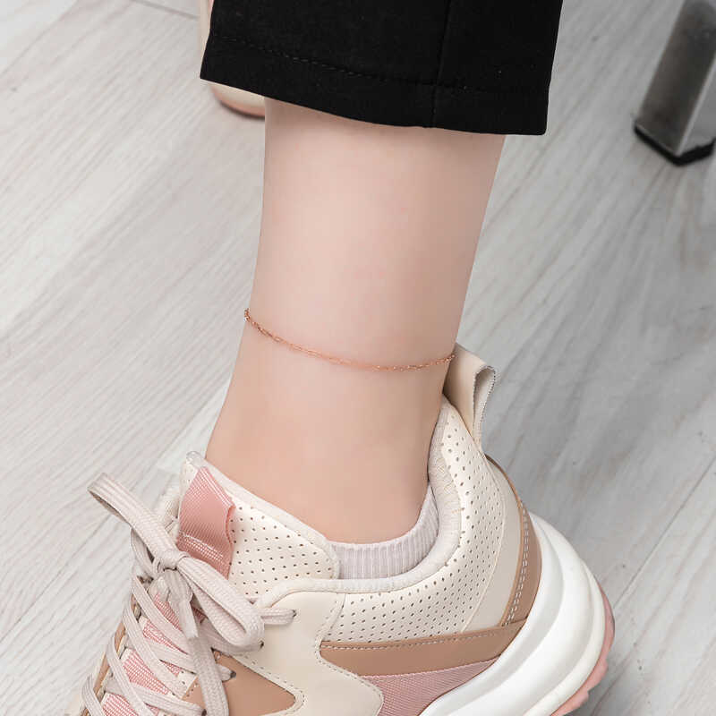 Stillove Gümüş Rose Zincir Desenli Halhal Sl6084