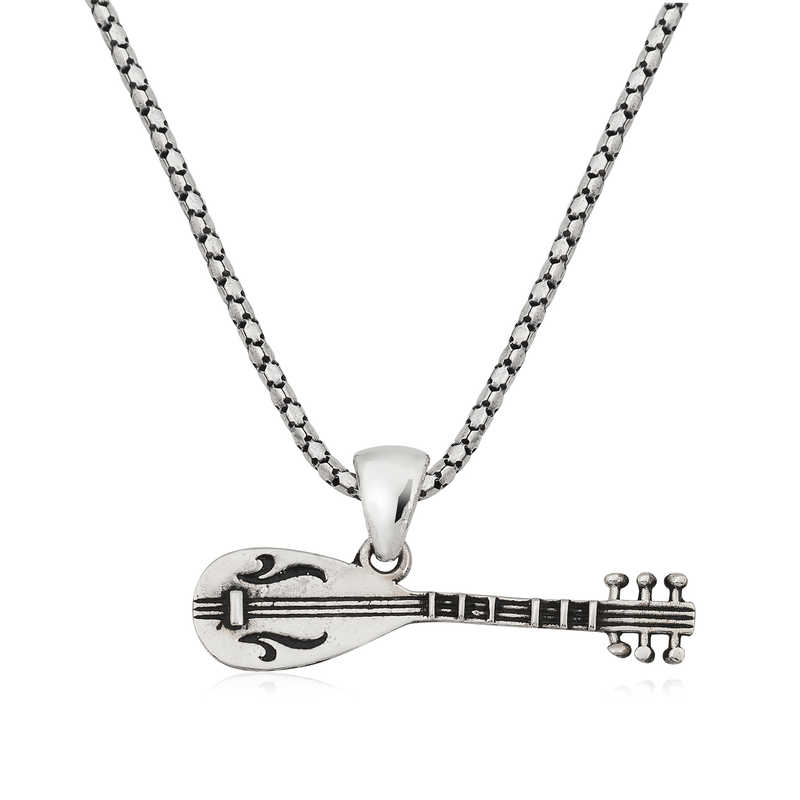 Gümüş Saz Erkek Kolye SL2933