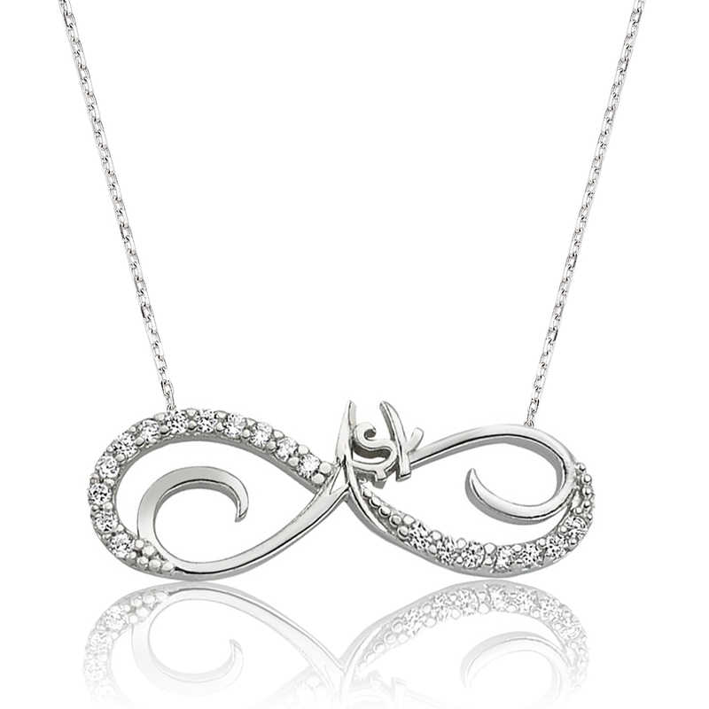 Gümüş Sonsuz Aşk Bayan Kolye SL1891 Gümüş Sonsuz Aşk Bayan Kolye SL1891