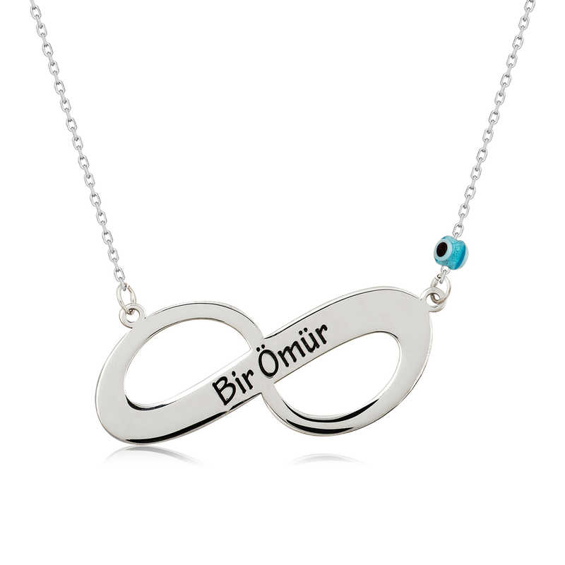 Gümüş Sonsuz Bir Ömür Bayan Kolye SL3146 Gümüş Sonsuz Bir Ömür Bayan Kolye SL3146