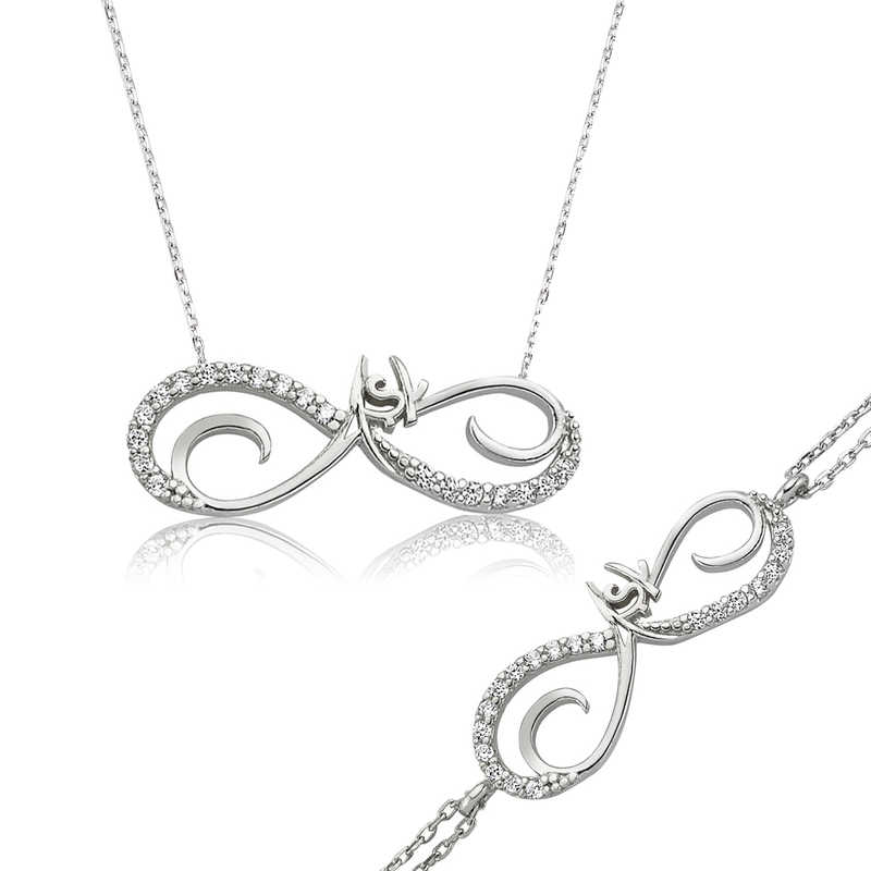 Stillove Gümüş Sonsuzluk Aşk Bayan Set Sl2229