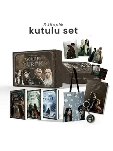 Gümüş Yürek Serisi - Üç Kitaplık Hediyeli Ciltli Kutu Gümüş Yürek Serisi - Üç Kitaplık Hediyeli Ciltli Kutu