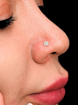 Tükkan Accessories Gümüş Yuvarlak Burgu Detay  925 Ayar Hizma-Hizma38