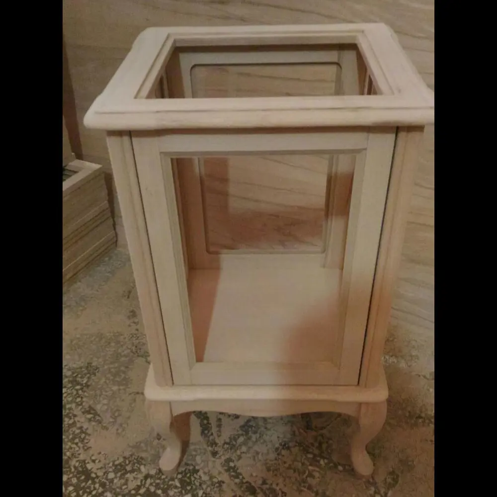 Gümüşlük 12862 KARE Klasik MODEL 98 HAM Kayın Aslan Ayak Kutu Sev