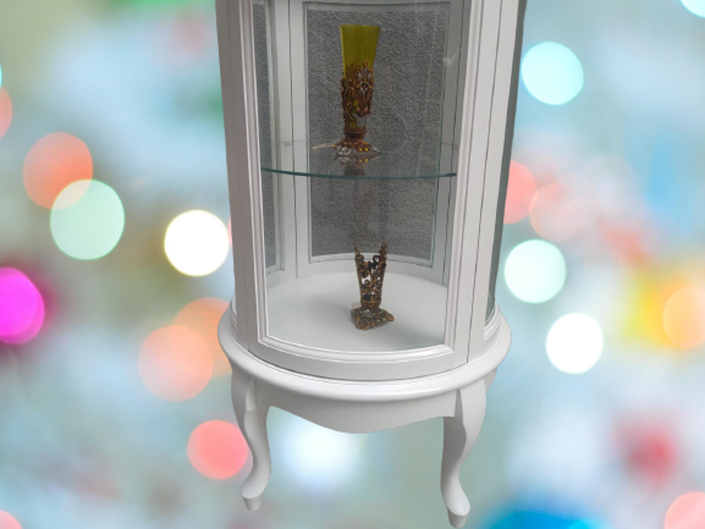 Gümüşlük 17429 Yuvarlak MODEL Parlak Beyz Kayın Aslan ayak Bombe 