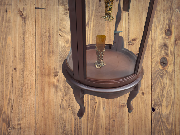 Gümüşlük 17437 SİLİNDİR MODEL Parlak Ceviz Kayın Aslan ayak Bombe