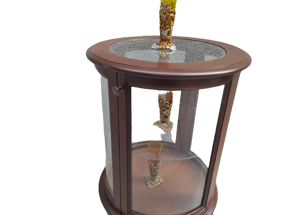 Gümüşlük 17437 SİLİNDİR MODEL Parlak Ceviz Kayın Aslan ayak Bombe