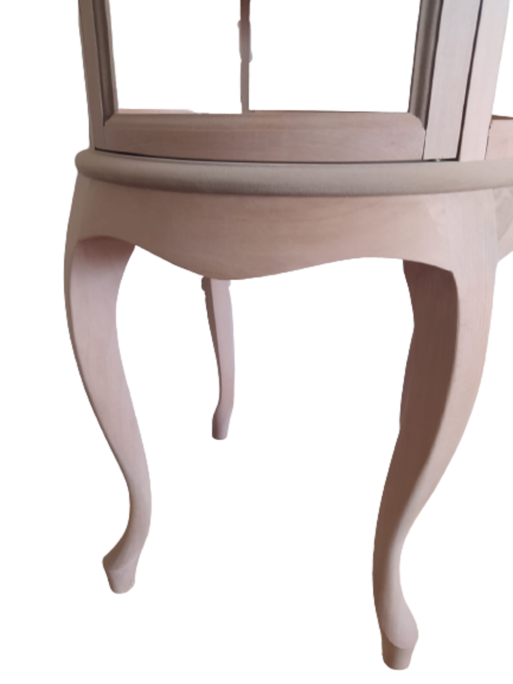 Gümüşlük st vitrin 17330 Yuvarlak 120 HAM Kayın Lükens Aslan Ayak