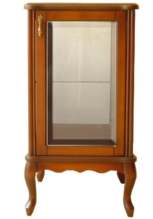 Gümüşlük vitrin 17928 KARE MODEL 98 Kayın Lükens Aslan Ayak ceviz