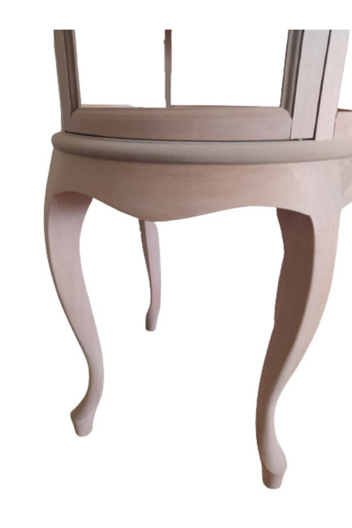 Gümüşlük vitrin 18506 Yuvarlak MODEL 78 HAM Kayın Lüken Aslan Aya