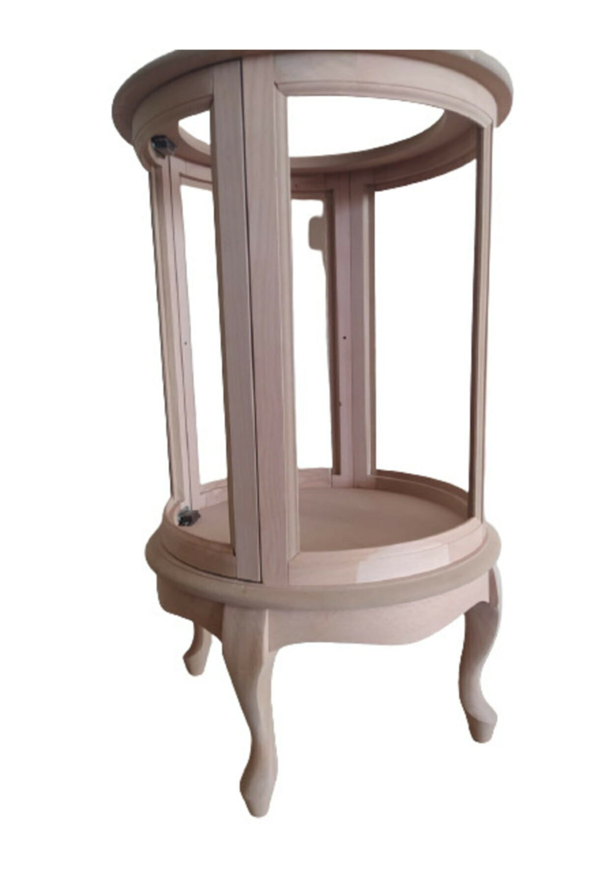 Gümüşlük vitrin 18506 Yuvarlak MODEL 78 HAM Kayın Lüken Aslan Aya