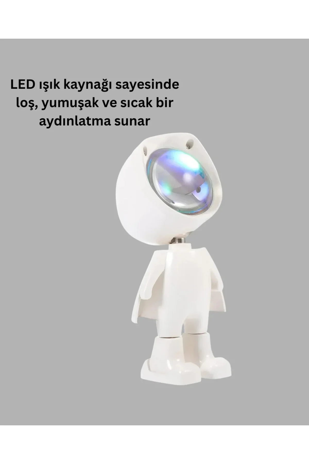 Gün Batımı Efekti Sunan Astronot LED Masa Lambası Yeni Nesil