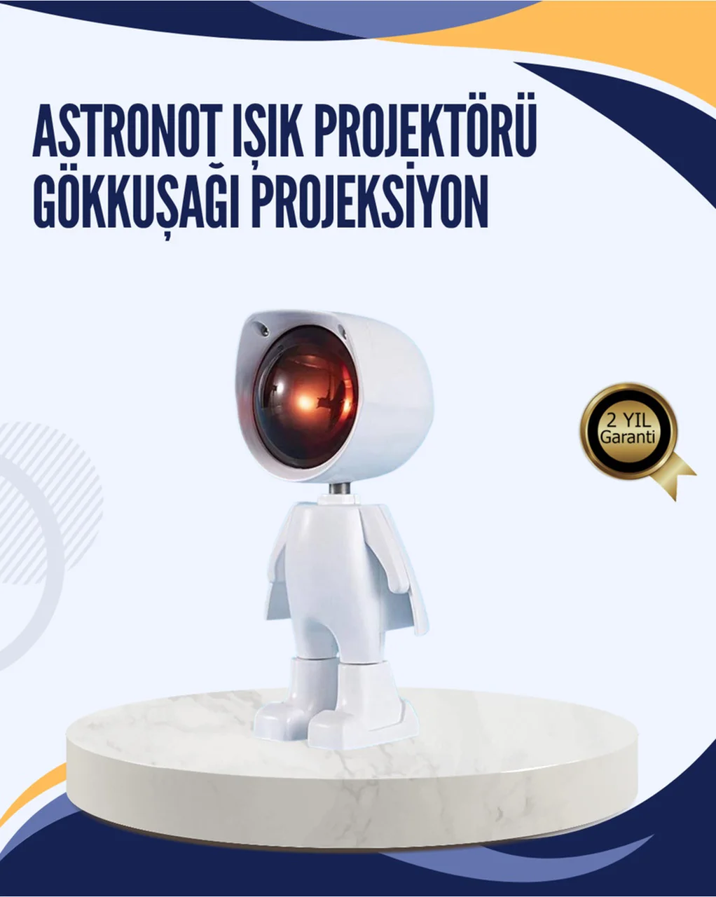 Gün Batımı Efekti Sunan Astronot Led Masa Lambası Diğer