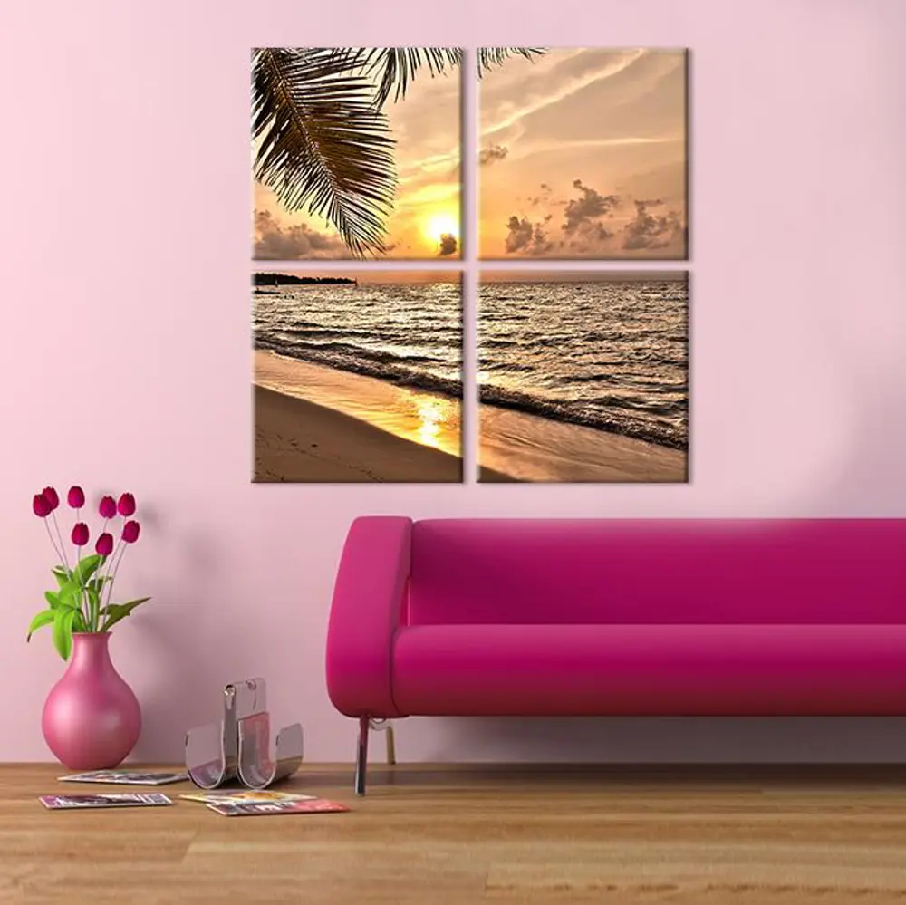 Gün Batımı Kanvas Tablo