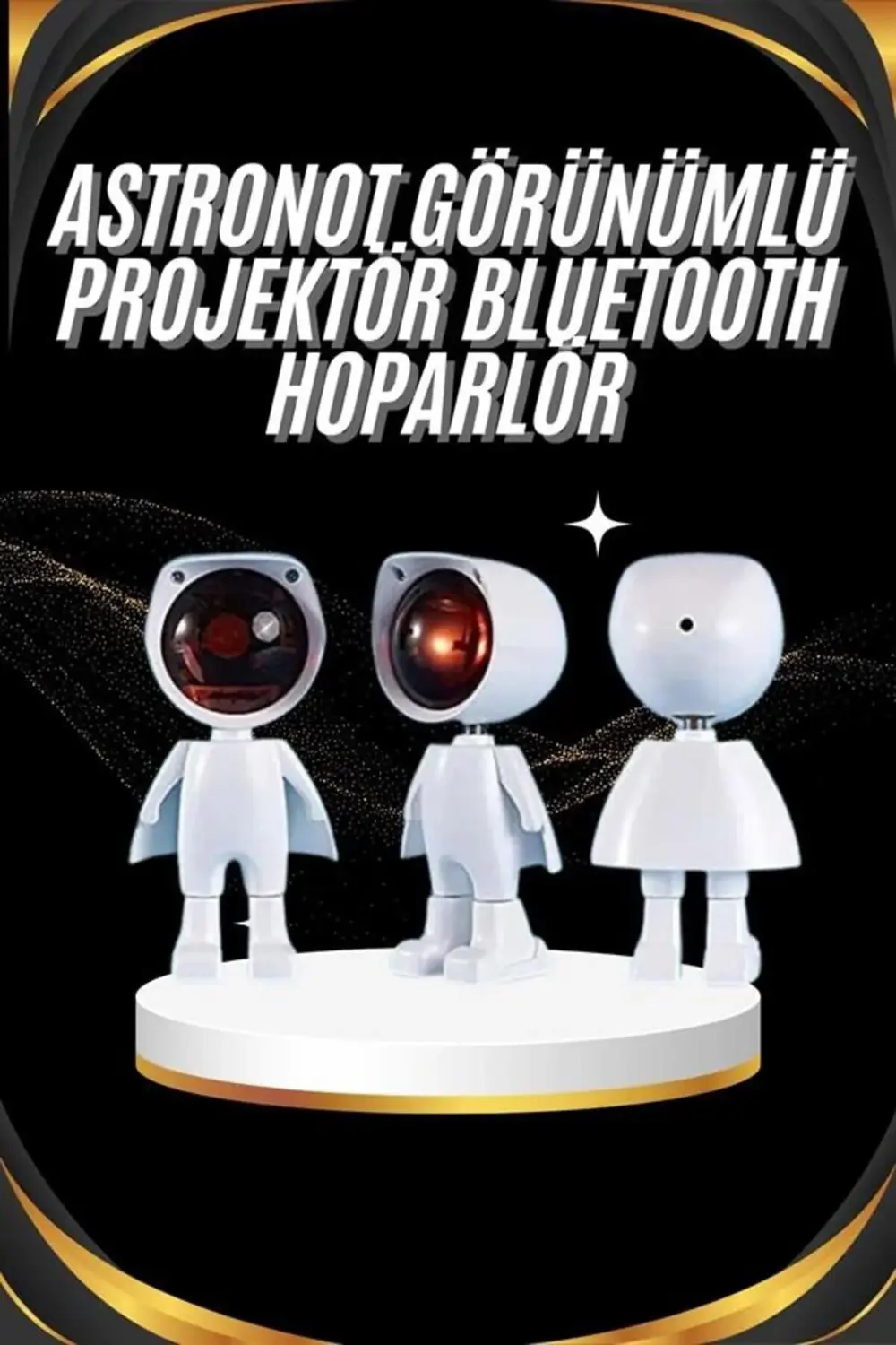 Gün Batımı Projektör Lamba Astronot Görünümlü Dekoratif Masa Lamb