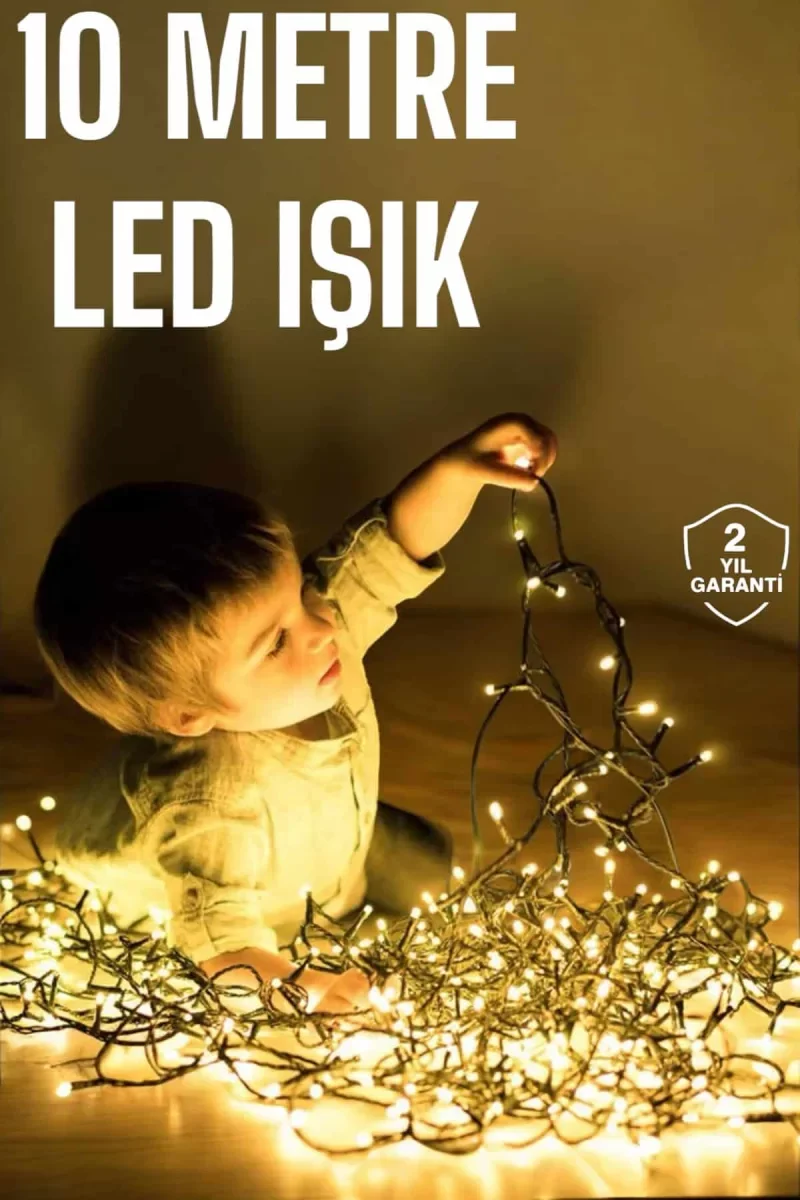 Gün Işığı 10 Metre Led Işık Şerit Led Süsleme Parti Malzemesi - Lisinya