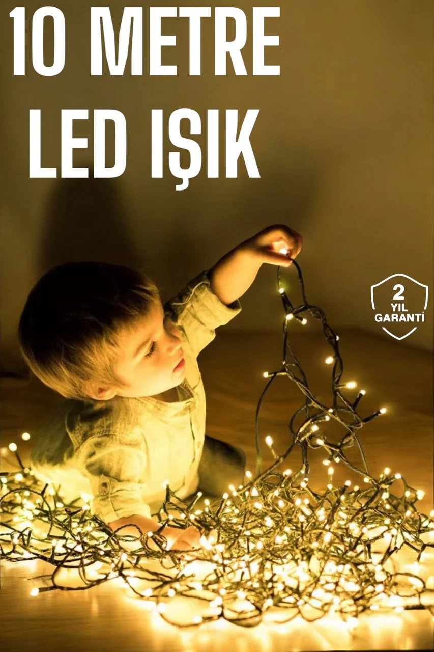 Gün Işığı 10 Metre Led Işık Şerit Led Süsleme Parti Malzemesi Diğ