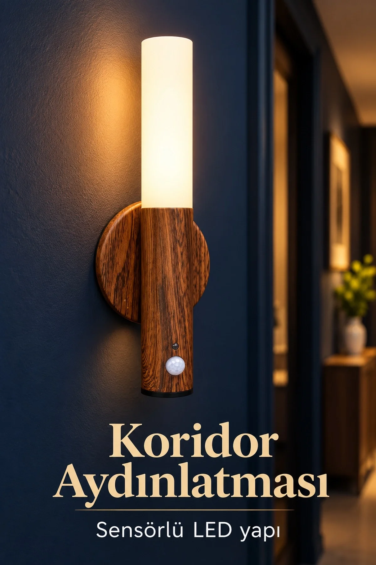 Gün Işığı Aydınlatmalı Şarjlı LED Gece Lambası Gün Işığı Aydınlatmalı Şarjlı LED Gece Lambası