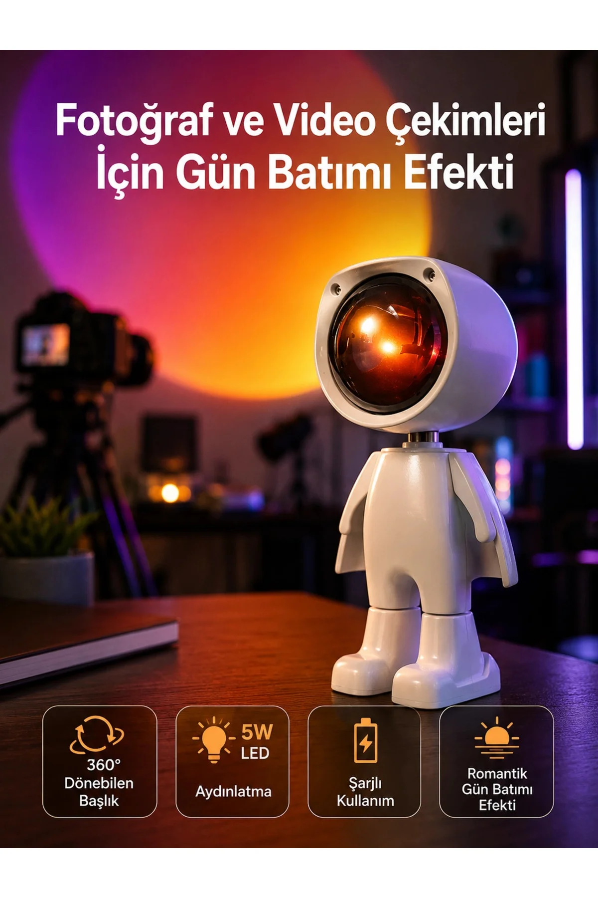 GÜNBATIMI PROJEKTÖR