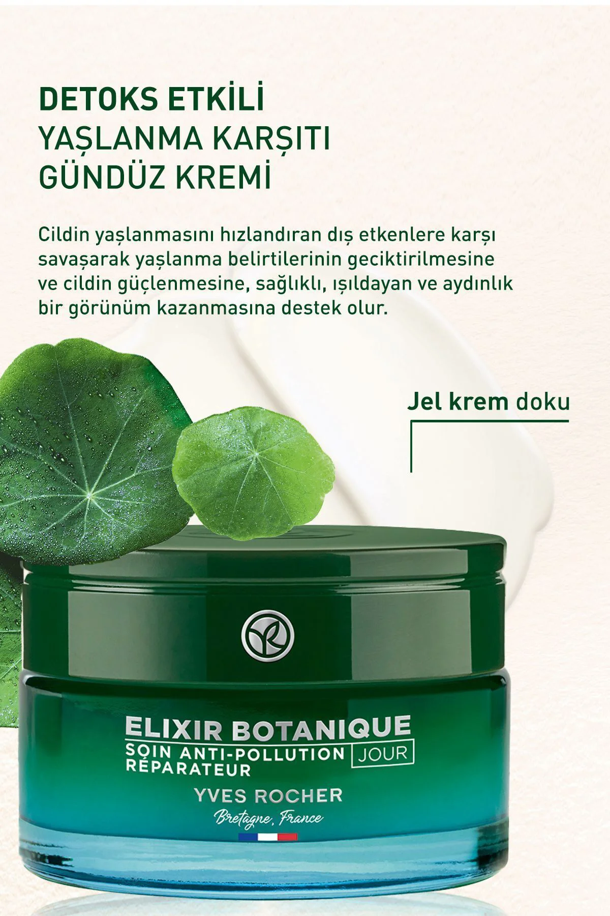 Gündüz Kremi - Yaşlanma Karşıtı Bitkisel Antioksidan Bakım / Elix