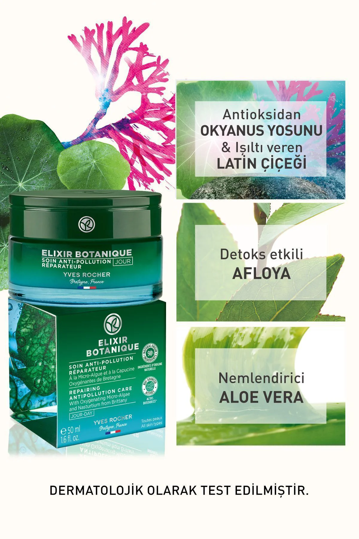Gündüz Kremi - Yaşlanma Karşıtı Bitkisel Antioksidan Bakım / Elix