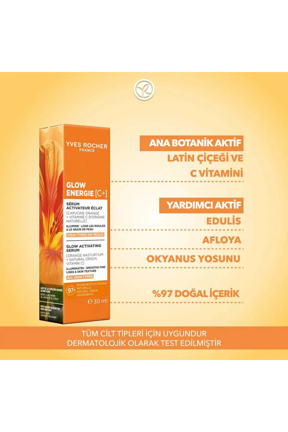 Gündüz Serumu - C Vitamini - Işıltı Veren Antioksidan Botanik Kompleks Bakım Glow Energie