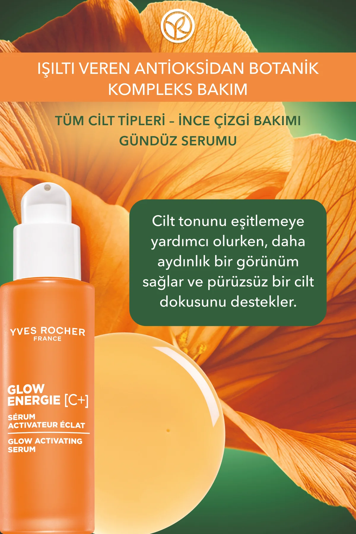 Gündüz Serumu - C Vitamini - Işıltı Veren Antioksidan Botanik Kom