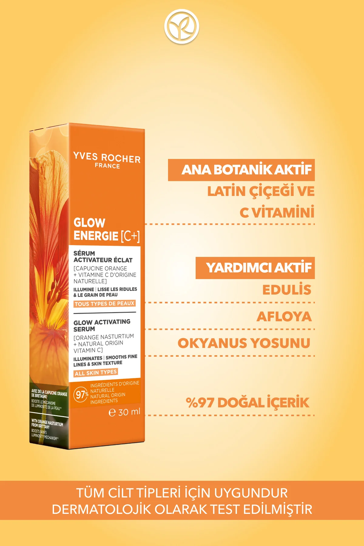 Gündüz Serumu - C Vitamini - Işıltı Veren Antioksidan Botanik Kom