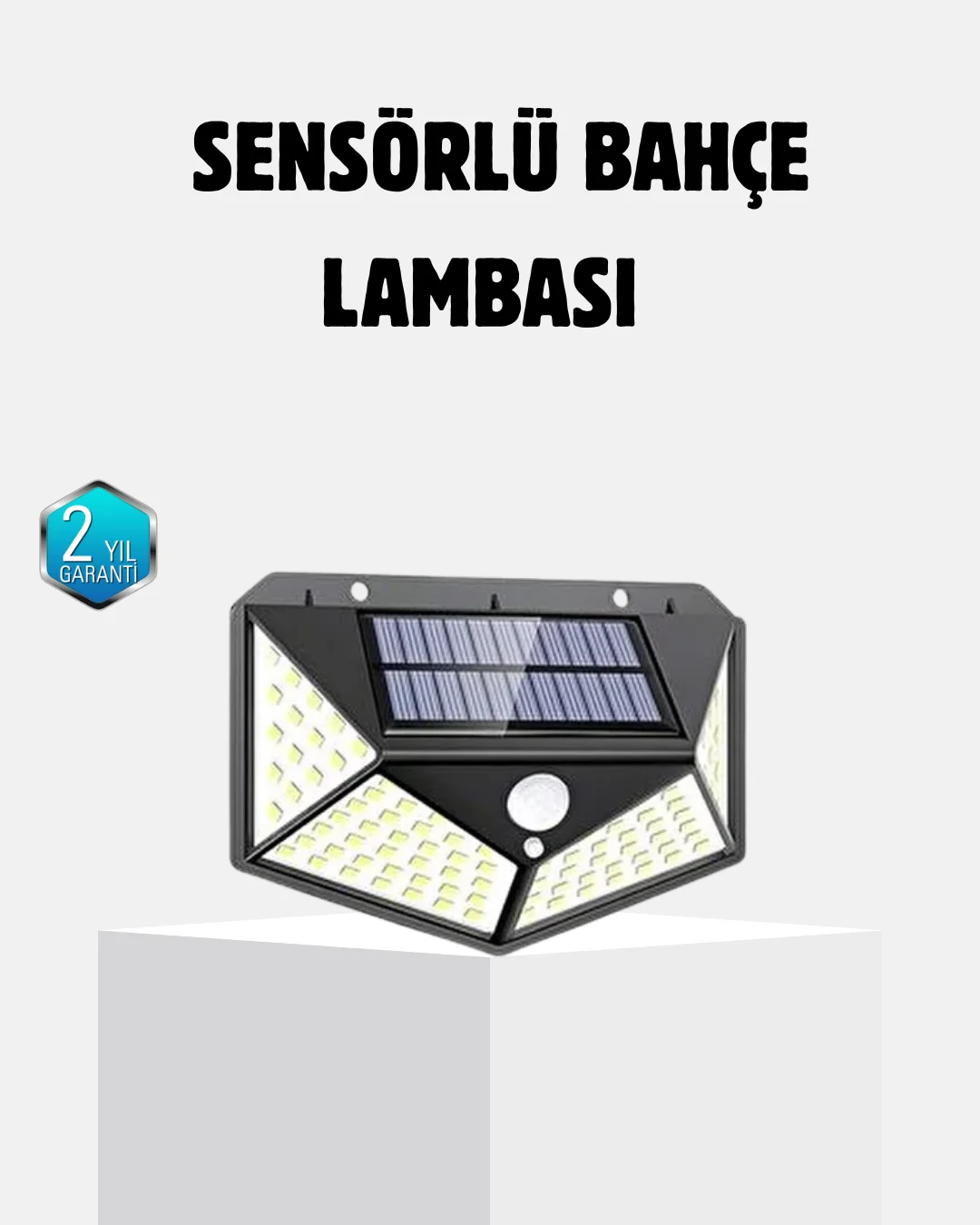 Güneş Enerjili 100 LED Dış Mekan Lamba Hareket Sensörlü, Uzun Süreli Şarj Solar Aydınlatma Fiyatı, Yorumları ve Özellikleri