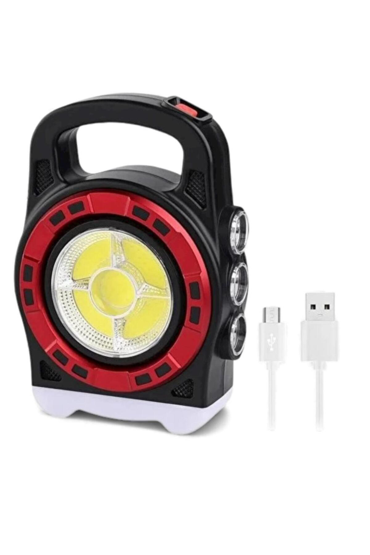 Güneş Enerjili 20W COB LED Lamba – 3 Modlu Şarj Edilebilir Kamp I