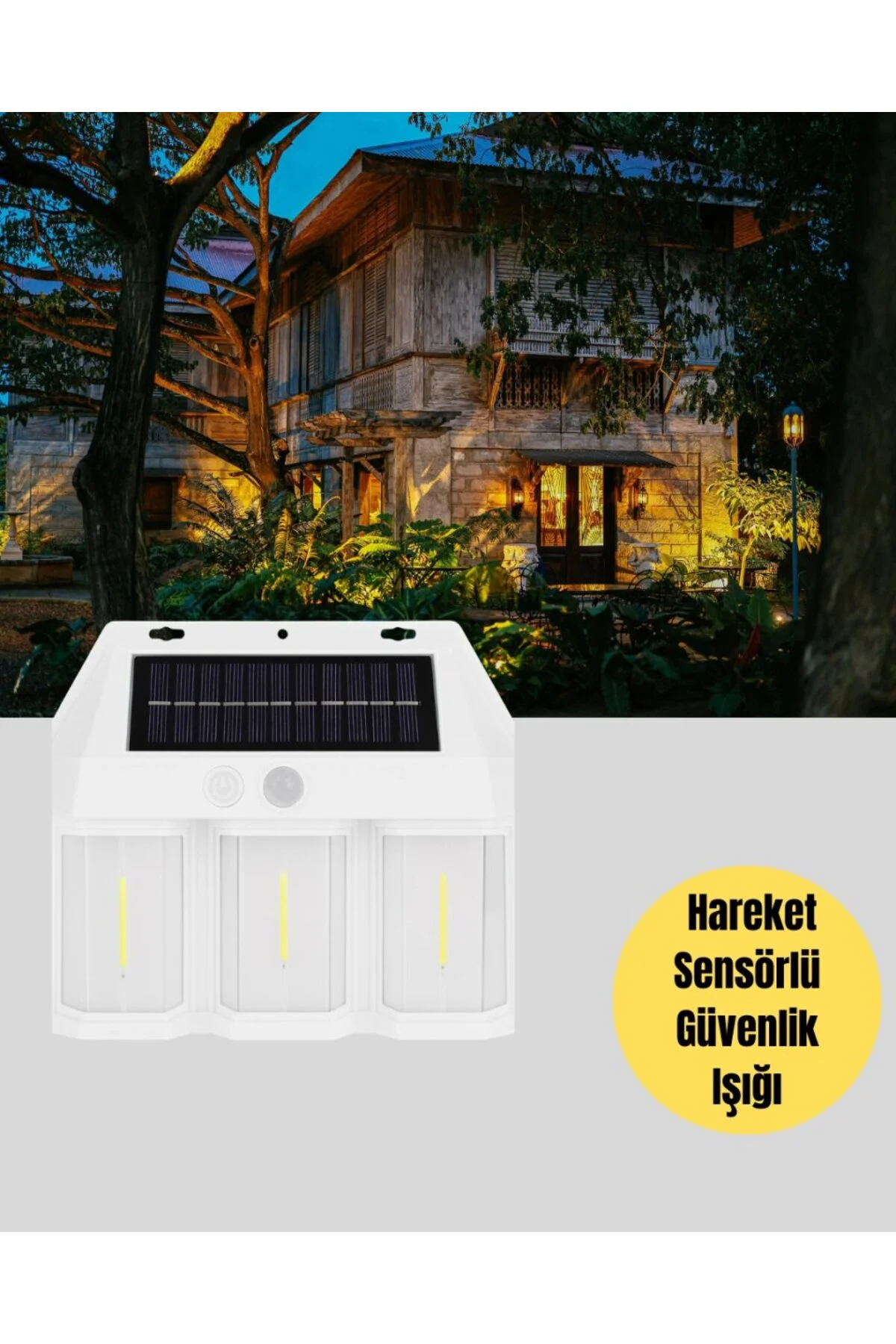 Güneş Enerjili 3 Modlu Duvar Apliği – Bahçe Ve Garaj Aydınlatması Fiyatı, Yorumları ve Özellikleri