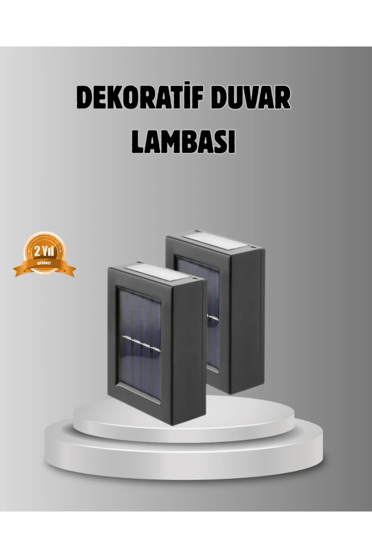 Güneş Enerjili 6 LED Solar Lamba – Fotoselli, Su Geçirmez ve Çevre Dostu Bahçe Işığı