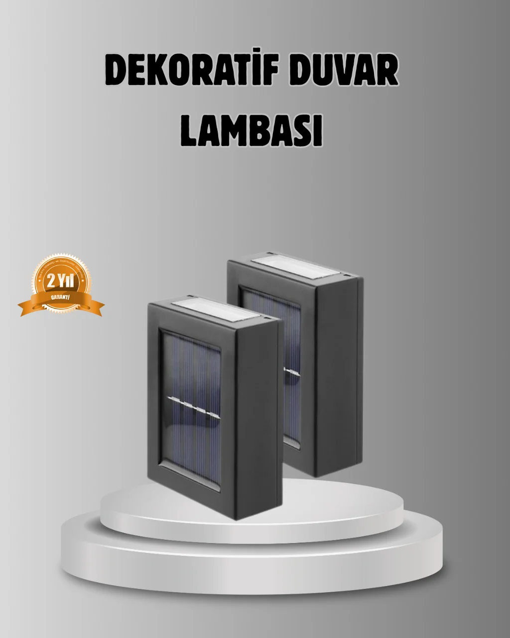 Güneş Enerjili 6 Led Solar Lamba Fotoselli, Su Geçirmez Ve Çevre 