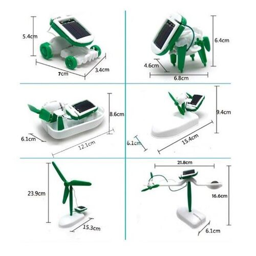 Güneş Enerjili Robot Oluşturma Seti Solar Kit (6 in 1) Güneş Enerjili Robot Oluşturma Seti Solar Kit (6 in 1)